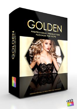 Final Cut Pro X Plugin Production Package Golden from Pixel Film Studios
