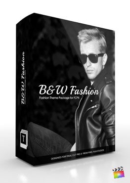 Final Cut Pro X Production Package B&W Fashion from Pixel Film Studios